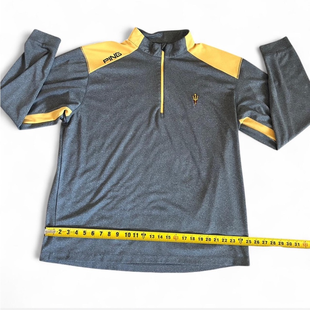 Ping Charcoal and Yellow Arizona State Performance Pullover Men’s XXL - Picture 2 of 8